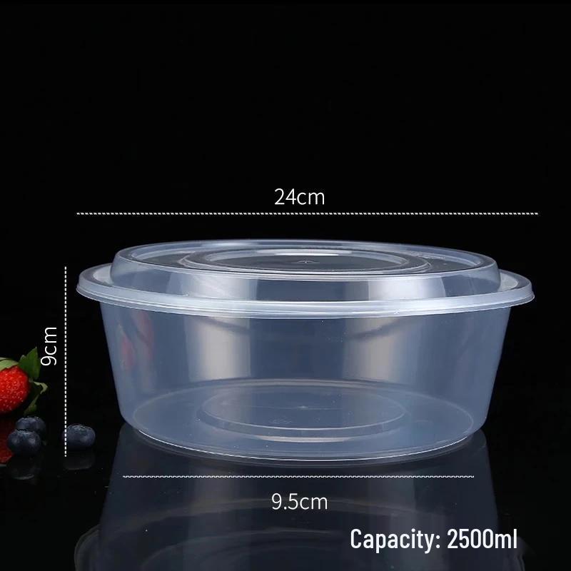 

777 Disposable Transparent Plastic Food Containers with Lids