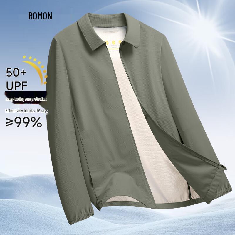 ROMON Men's UPF50+ Ice Silk Sun Protection Jacket
