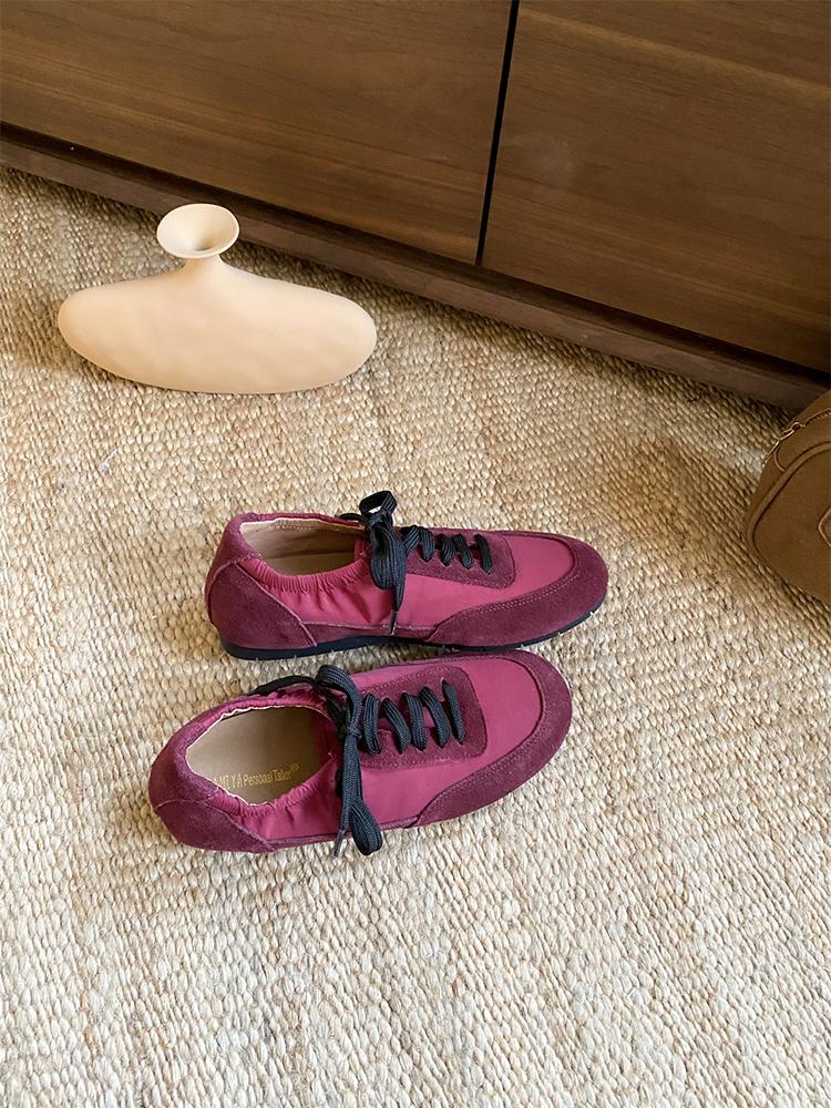 Mixed Color All Match Women Sneakers Flat Heel Walking Shoes Casual Trainers Female Runway Daily Sport Shoes For Girls