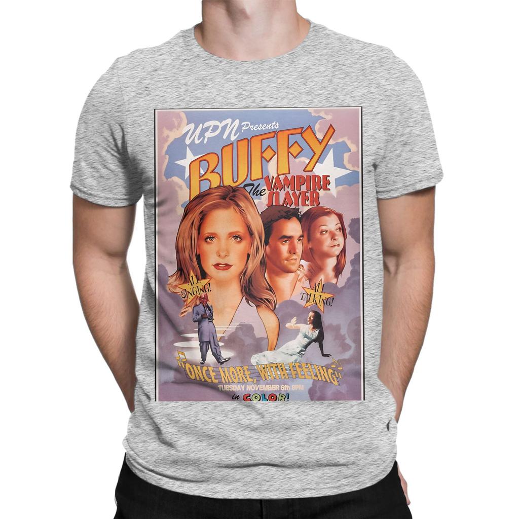 bBuffy The Vampire Slayer Band Once More With Feeling Funny 100 Cotton TShirt Buffy The Vampire Slayer Band Tops Tees For Unisex