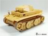 ET Model 1/35 WWII German Army Panzer II Ausf. L Lux Working Tracks for Asuka Model/Academy/Border Models, Plastic Model Parts P35-063