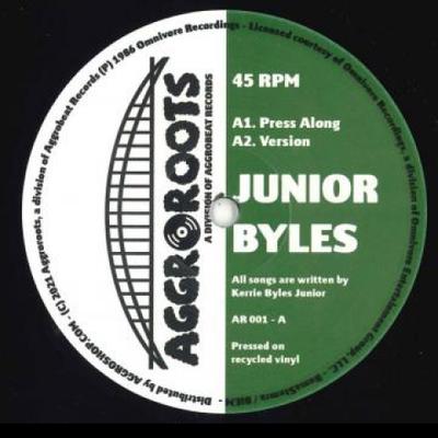 12inch Record JUNIOR BYLES - Press Along; Version / Thanks And P AR001 Aggroroots 2021 Germany Reggae, Ska & Dub