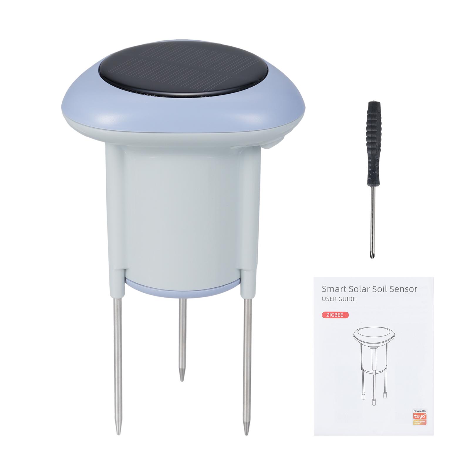 

Интеллектуальный солнечный датчик почвы, датчик температуры и влажности, тестирование качества почвы, работающий с ZigBee 3.0 белый