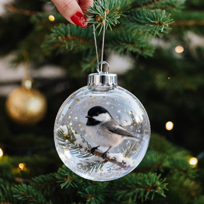 652F Symbolic Christmas Tree Decoration Pendant Features Lifelikedly Detailings for Seasonal Celebration and Interior Styling