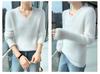 Autumn Winter Women's Thickened Mink Velvet V-Neck Sweater - Loose, Versatile Knit Base Layer Pullover