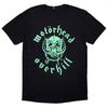 T-shirt da uomo Motorhead Overkill Lyric Media Nera