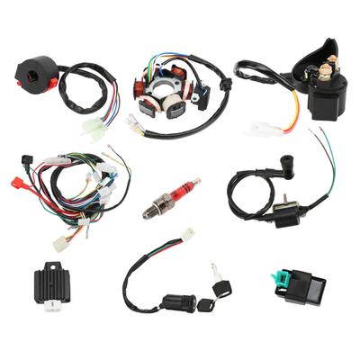 Quad Wire Harness CDI Wiring Harness Replacement for 50cc 70cc 90cc 110cc 125cc ATV Quad Dirt Bike Go Kart Parts