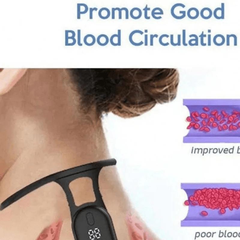 Ultraschall-lymphatisches, beruhigendes, körperformendes Nackenmassagegerät, Nackenentspannung, Dekompression, intelligenter Sitzhaltungskorrektor