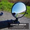 2Pcs Flat/Convex Motorbike Handlebar Mirror Full Angle Handle Bar End Mirror  Motorcycle Accessories