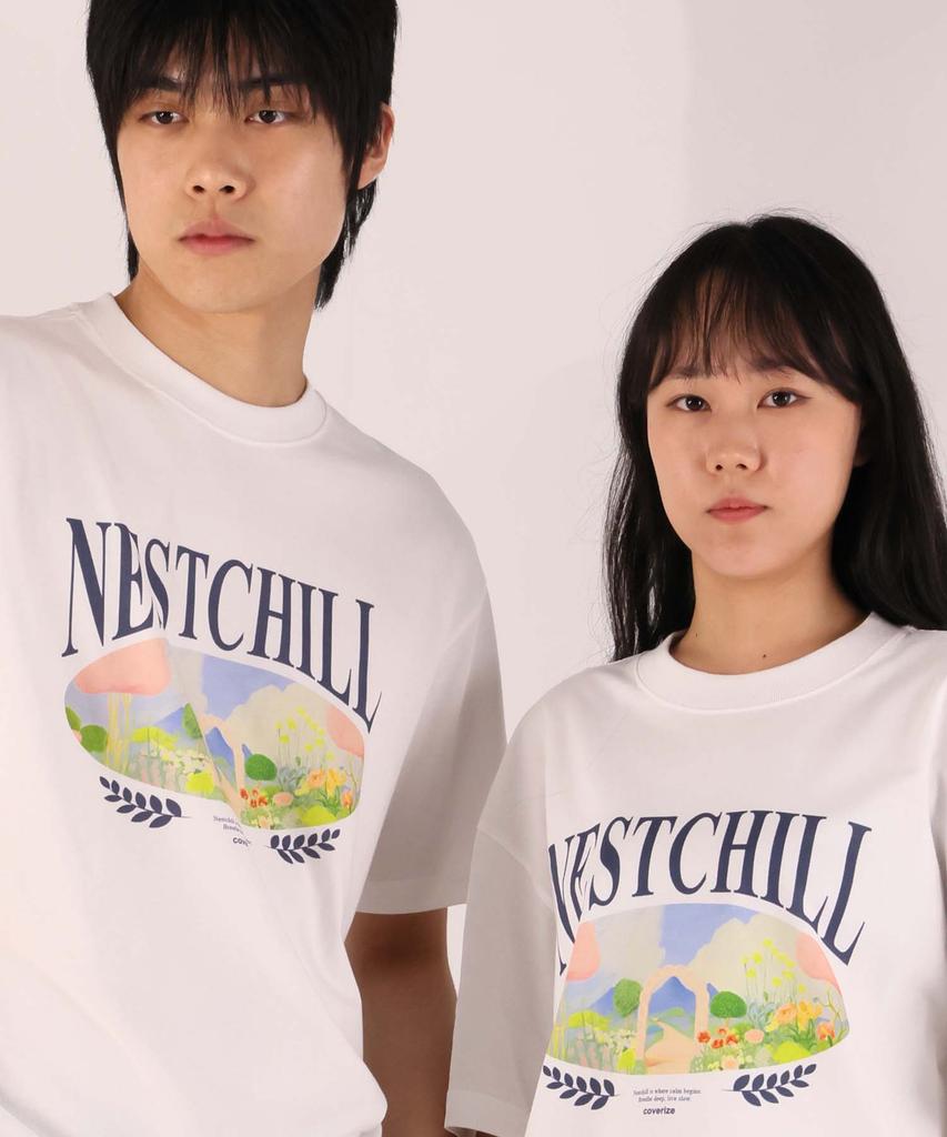 Keobeolaijeu Nestchill Tee (White)