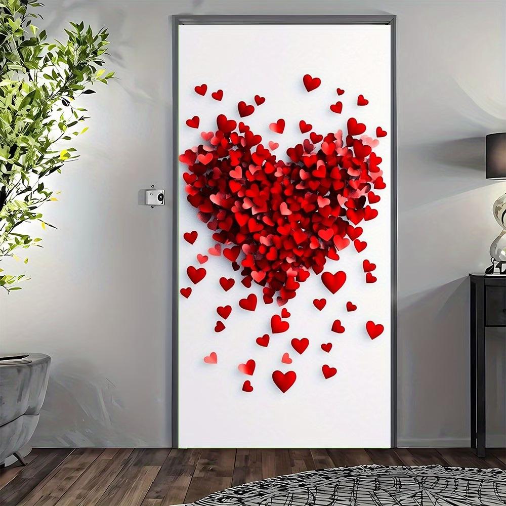 3D Visual Space Art Doorway Banner - Party Celebration Polyester Door Curtain Flag Decoration