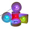 LED Night Light with Wooden Base and Crystal Ball Atmosphere, USB-Powered