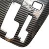 Carbon Fiber Color Steel Gear Panel Decorator Cover Fit for Isuzu D-MAX Mu-X DMAX MuX RHD 2015 2016 2017 2018