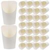 50pcs Disposable Snacks French Fry Cups Portable Snacks Holders Frying Food Cups Snack Accessory