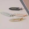 Fermaglio per capelli senza cuciture in lega con diamanti Moda Creativo Clip a forma di pala Becchi d'anatra Clip con strass per frangia Accessori per capelli per ragazze