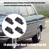 ABS Vehicle Door Latches Protector Reinforcement Kit Eliminates Squeaks Ensures Quiet Operation Pack Of 4 For W123 W126