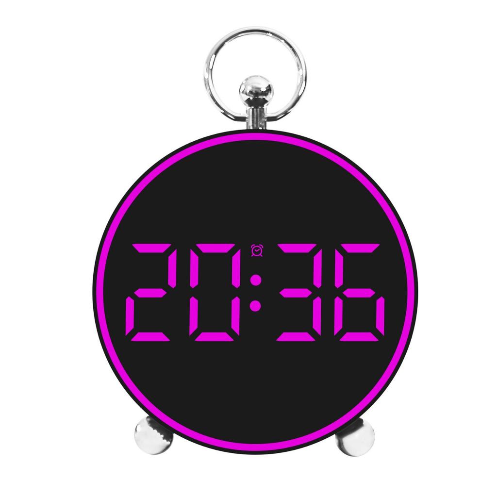 New Creative Alarm Clock Simple Electronic Clock Clock Home Bedside Clock Temperature Clock Plastic Clock