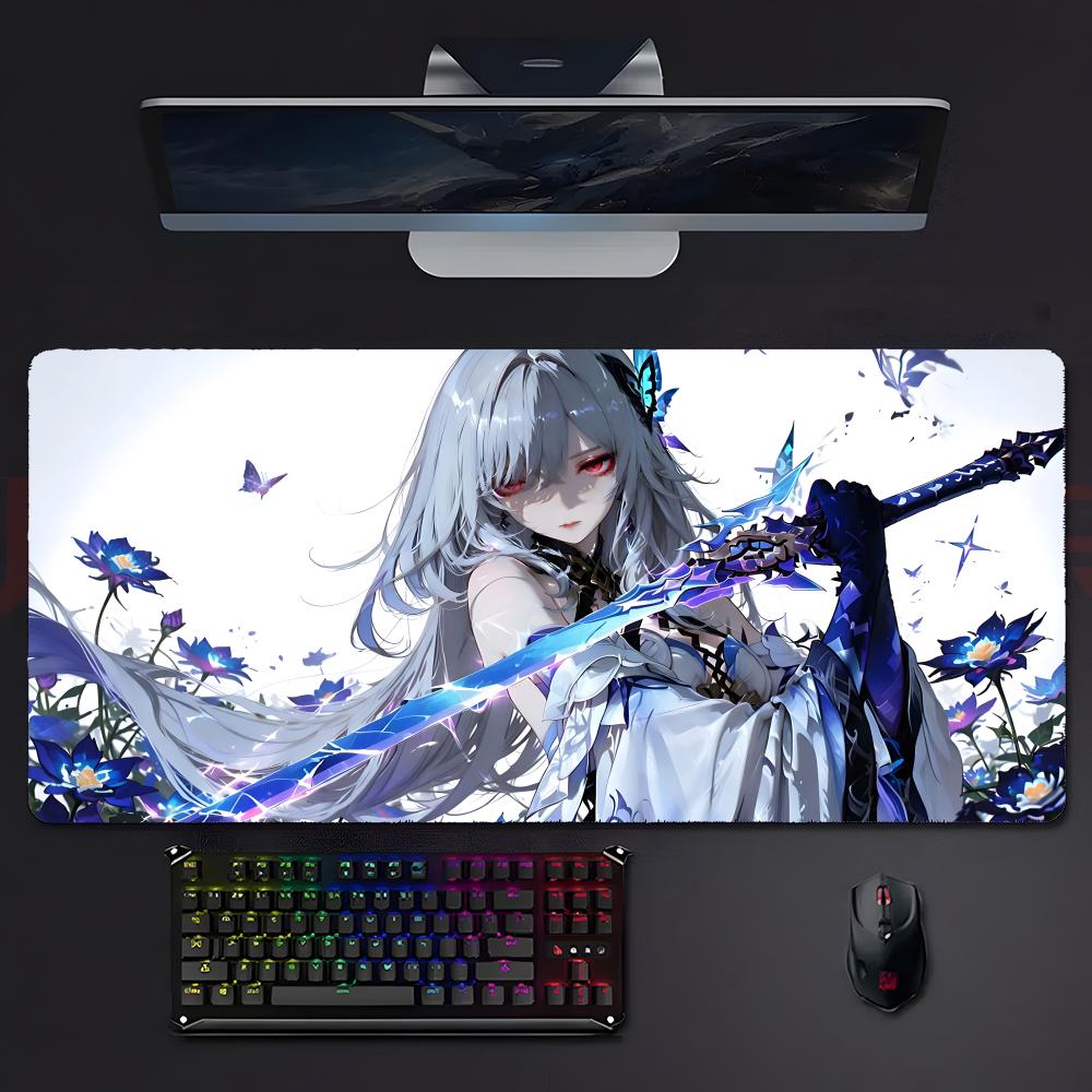 Game Fantasy Hhonkai Star Rail Honkai Star Rail Mouse Pad Mousepad Large Gaming Lockedge Thickened Pc Table Desk Mat