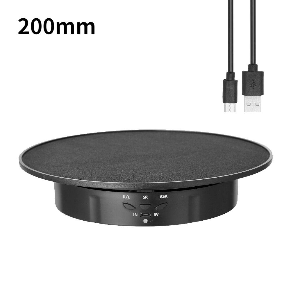 "Dual-Powered 360° Rotating Display Stand, High-Capacity 22lbs, 7.9"" Mirror, Perfect for Versatile Use (Cakes/Jewelry/Photos)