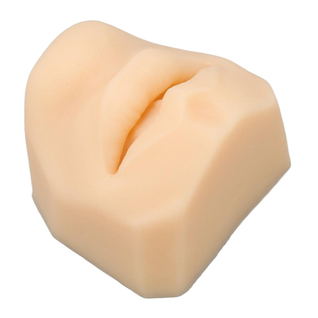 Human Mouth Model Soft Silicone High Simulation Lifelike Lips Model for Jewelry Display