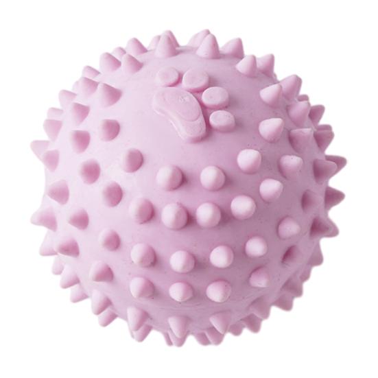 Spiky Ball Dog Toy Squeaky Dog Chew Toy Interactive Puppy Teething Toy Teeth Cleaning Toy for Training Fetch Anxiety Relief