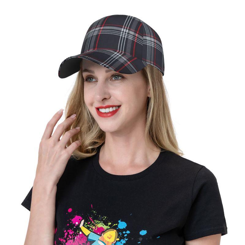 Custom GTI Tartan Baseball Cap Unisex Adjustable Snapback Hat Vintage Washed Oxford Caps Retro Sun Visor Peaked Cap