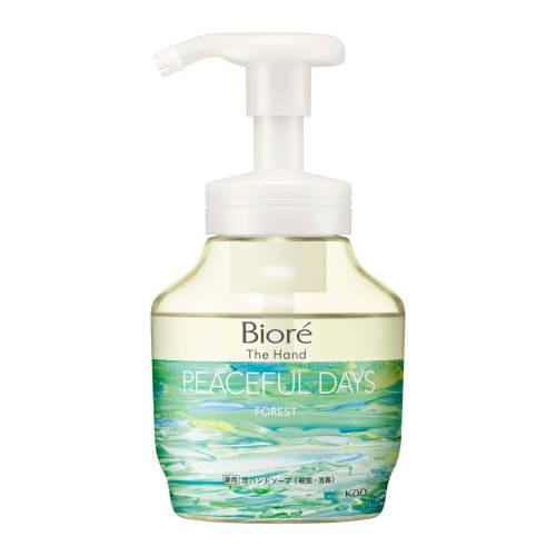 

Biore the hand foam hand soap silent forest scent pump