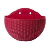 Flower Pot Exquisite Wall-mounted Plastic Wall Hanging Basket Flowerpot for Outdoor Garden Balcony Planter Bucket Home Decor