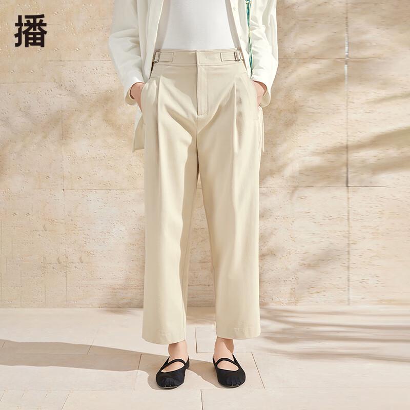 broadcast Women's High-Waist Cropped Suit Pants