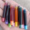 10 Farben/Box Tintenbeutel Tintenpatronen-Set Für 3,4 mm Füllfederhalter Einweg-Tintennachfüller Farbige Schreibtusche Büro Schulbedarf