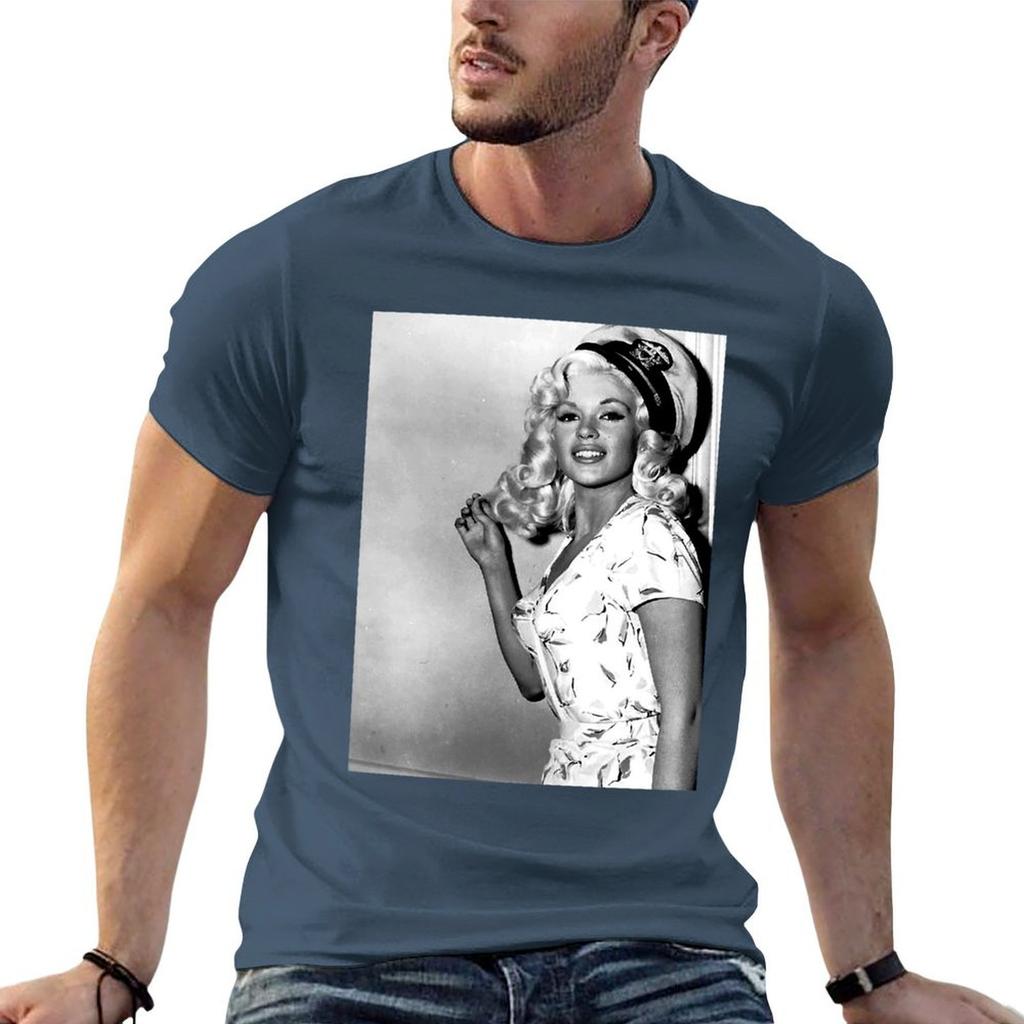 Jayne Mansfield Tshirt Work Daily Short Sleeve Top