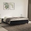 Box Spring Bed Frame Black 160 x 200 cm Velvet