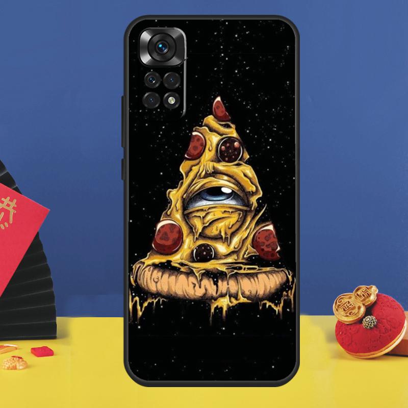 

Funny Pizza Best Friends Phone Case For Xiaomi Redmi Note 14 Pro 13 12 9 10 11 15 Pro Plus 10C 12C 13C 14C 15C Cover Redmi 15 5G