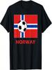Norway Norge Futbol Soccer T-Shirt