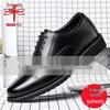 Dragonfly Men's Genuine Leather Business Casual Shoes - Soft, Comfortable, Non-Slip, Wear-Resistant Cowhide with Thin Sole