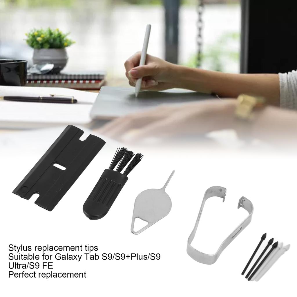 Stiftspitzen für Galaxy Tab S9 4 Sets Spitzen für Galaxy Tab S9 S9+Plus S9 Ultra S9 FE Reibungslos Ersatzspitzen