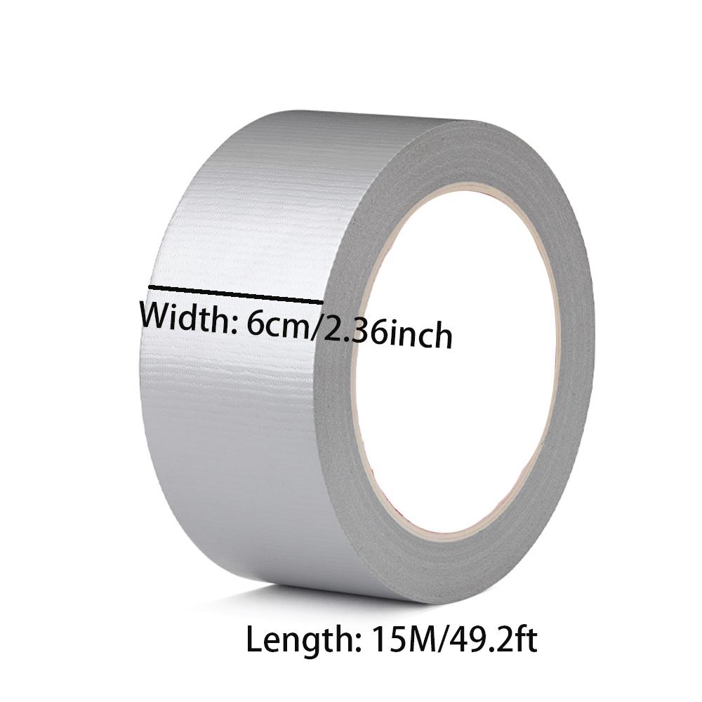 Silver Cloth Duct Tape Heavy Duct Waterproof Strong Adhesive Tape for Packing Sealing Moving Lable