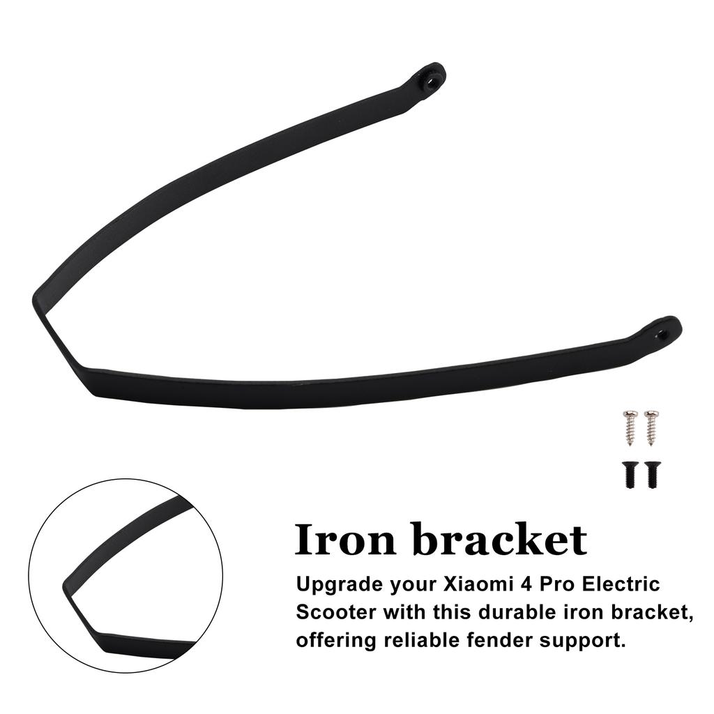 Rear Bracket with Screws Rear Mudguard Support for Xiaomi 4Pro E-Scooter