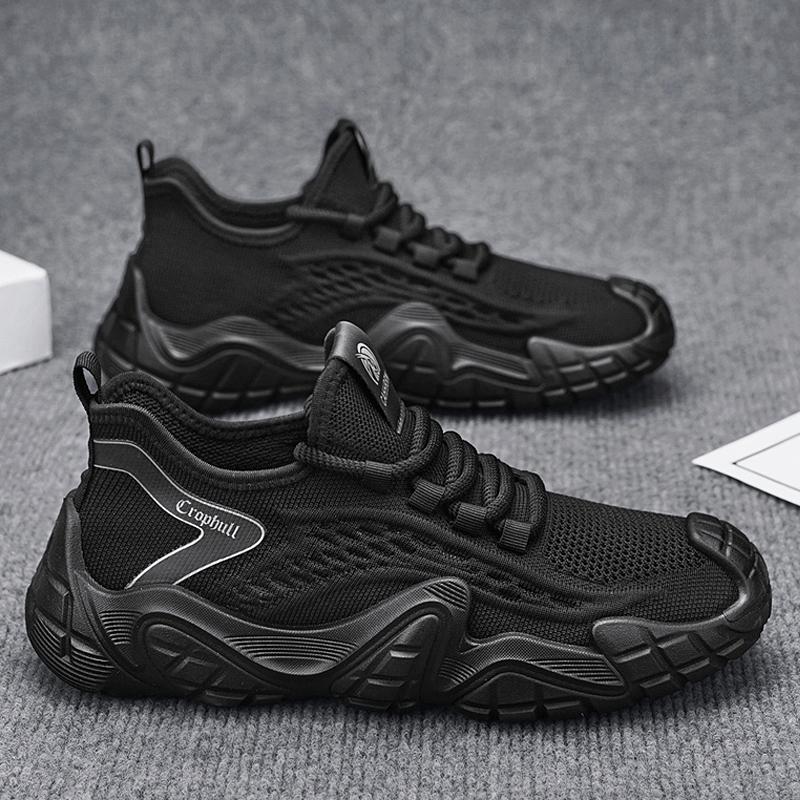 Breathable All Season Fly Woven Hollow Out Trendy Shoes For Sports Running, Fashionable And Versatile Casual Shoes