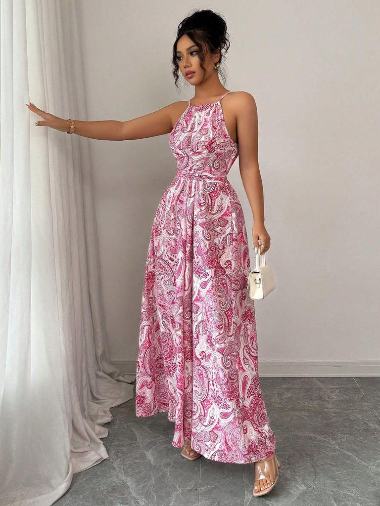 Ethnic Style Women's Beach Holiday Long Dress