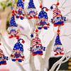 Independence Day Wooden Box Pendant Desktop Decoration Tree Hanging