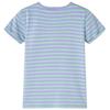 Kids' T-shirt Design with Bright Mint Stripes 92/104/116/128/140