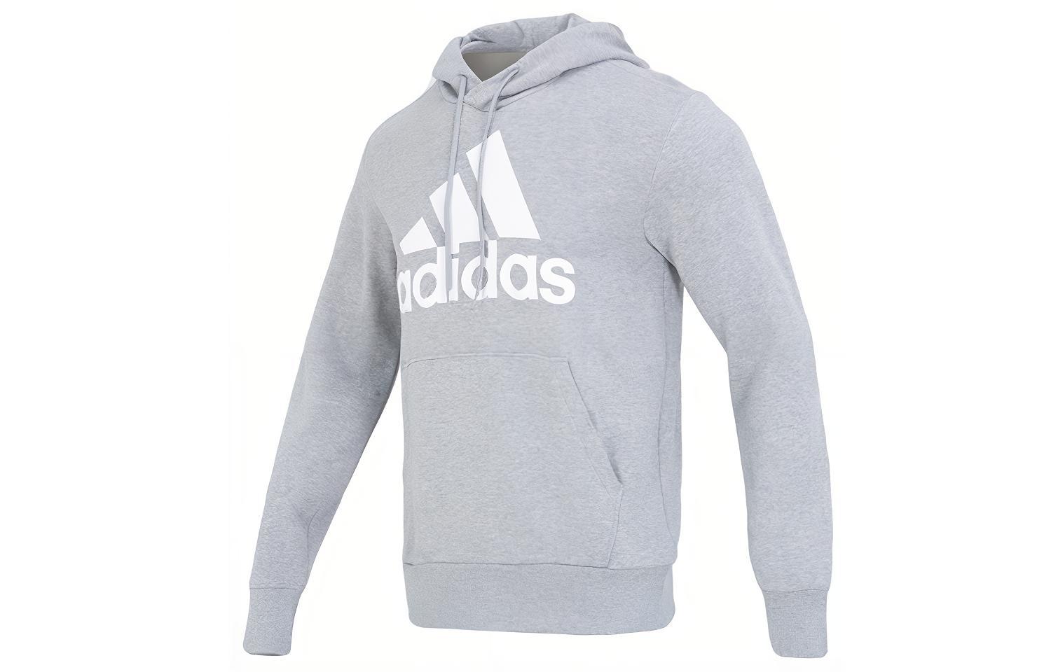 Adidas Free Shipping With AdiClub Essentials Big Logo Regular Fleece Hoodie IC9364 S