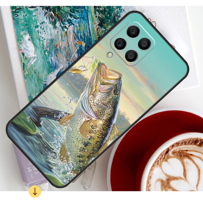 

Bass Fishing Lake Fisherman Case For Samsung Galaxy M13 M16 M11 M21 M31 M20 M23 M54 M14 M34 M52 M32 M12 M36 M56 M15 M55 Samsung M20