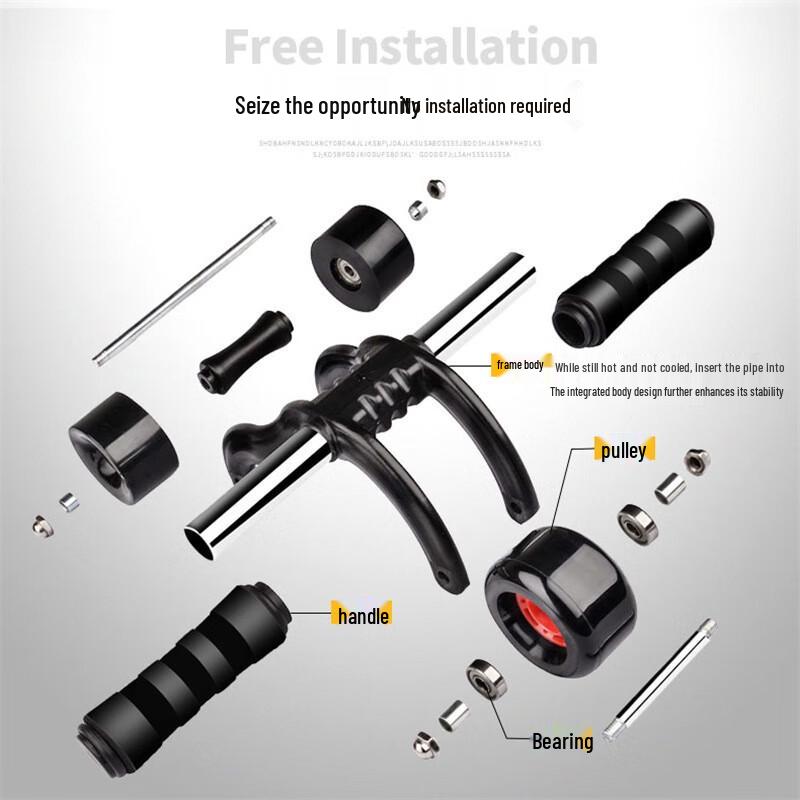 Longchan Giant Wheel Frog-Style 3-Wheel Ab Roller