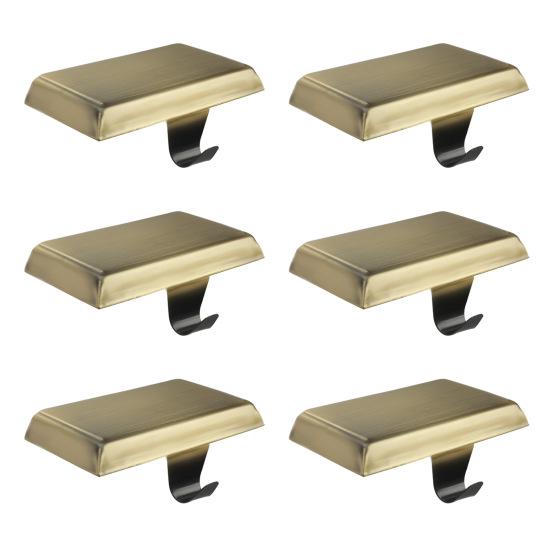 Christmas Stocking Holders Mantel Stocking Hangers Metal Hanging Hooks Stocking Racks Bases for