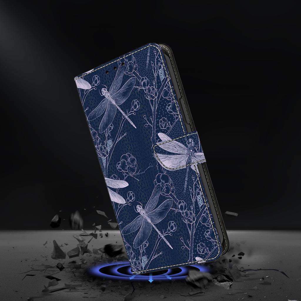 For iPhone 17 Pro Max Wallet Case Pattern Printing PU Leather Flip Stand Phone Cover