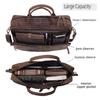 Full-Grain Leather Briefcase: Handmade Messenger Bag Personalized Vintage Gift Shoulder Bag