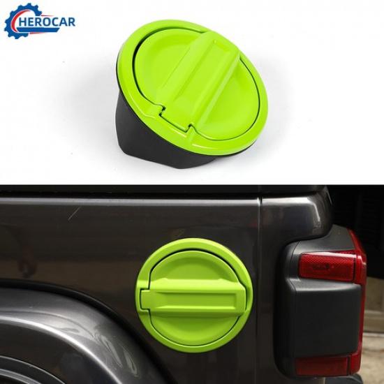 Replacement Green Gas Fuel Filler Door Cap Cover for Jeep Wrangler JL 18+ Access