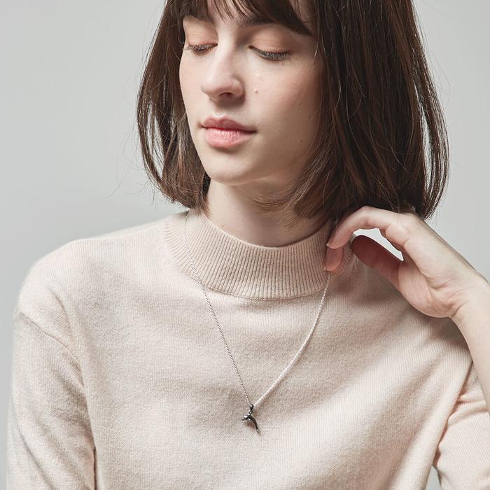 Whale2Whale Small Dolphin Necklace_50Cm